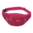 thumbnail image 4 of Riñonera para correr, riñonera para correr, riñonera duradera ajustable para senderismo, riñonera para acampar, trotar, entrenamiento al aire libre Rosa, 4 of 8