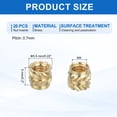 thumbnail image 2 of 26 Pcs Threaded Inserts, M4 Brass Heat Set Insert for 3D Printing, M4x5.5x5mm, 2 of 6
