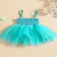 thumbnail image 2 of Robe Princesse en Tulle pour Bébé Fille, Décontractée, Sans Manches, Ligne A, Robe de Fête, 2 of 8