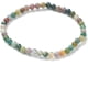 thumbnail image 2 of Pulsera elástica de cuarzo energético con piedras preciosas naturales (1 unidad). Cuentas redondas de 4 mm. Ideal como regalo de cumpleaños para hombre y mujer., 2 of 3
