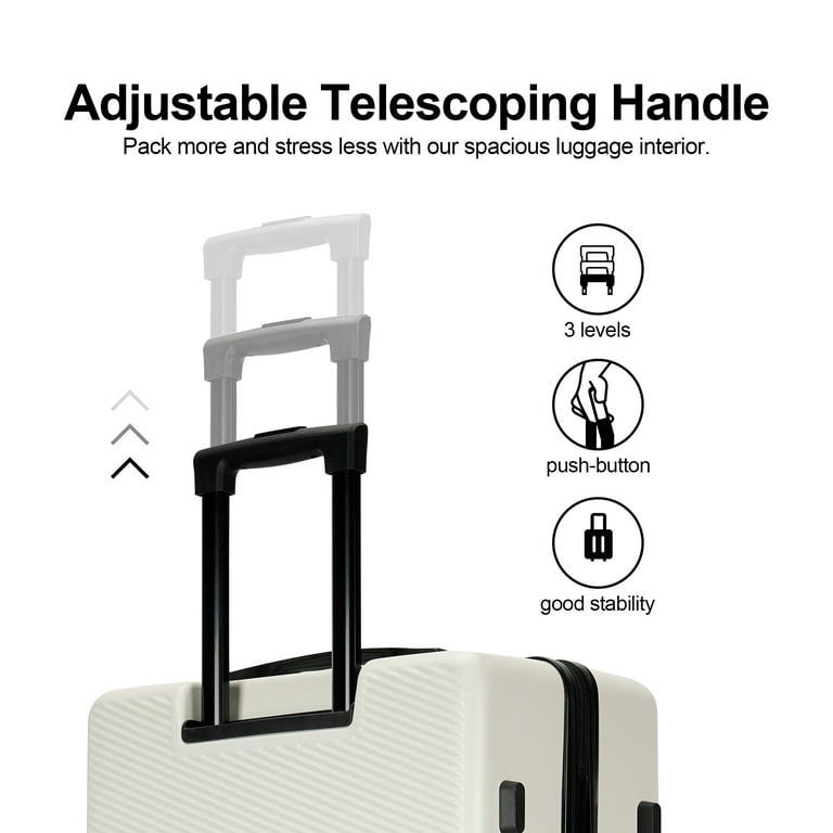 Ginza Travel Hardshell 2 Piece Luggage Sets, Lightweight ABS
