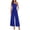 04-Royal blue, variant on Women Summer Dressy Jumpsuits One Shoulder Sleeveless Casual Wide Leg Pants Romper Jumper 2026 Trendy Outfits Red Medium