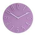 thumbnail image 1 of 10 productos de calidad de madera Reloj de pared silencioso digital moderno clásico para Violeta, 1 of 8