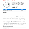 thumbnail image 2 of Engine Crankshaft Position Sensor Connector - Compatible with 2002 - 2004 Volkswagen Passat 4.0L W8 2003, 2 of 2