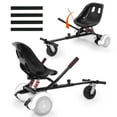 thumbnail image 1 of VEVOR Hoverboard Seat Attachment, for 6.5" 8" 8.5" 10" Hoverboards, Dual Shock Absorption System, Grips Control, Adjustable Length 270 LBS load Capacity, Hover Board Buggy Attachment, for Kids Adults, 1 of 9