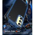 thumbnail image 4 of Compatible for Samsung A25-5G Case: A25 5G Phone Case with Screen Protector, Military-Grade Rugged Shockproof Protective Hard Cover Smartphone Phonecases Fundas for Galaxy 25 5G/ A24, Blue, 4 of 15
