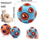 thumbnail image 2 of Pelota de juguete para perros, pelota para perros de caucho natural, pelota para perros con función de cuidado dental, juguete para golosinas para perros, pelota para perros indestructible Ø 8cm, 2 of 4