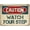 Color 1292, variant on Caution Watch Your Step Vintage Decor Sign Aluminum Metal Tin Sign Rust Free Fade Resistant, Indoor/Outdoor Use