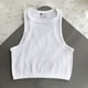 thumbnail image 2 of Top corto de Yoga para mujer, Sujetador deportivo para gimnasio, chaleco básico sin costuras, ropa de calle de punto acanalado, camisetas para correr, camiseta sin mangas para entrenamiento, 2 of 4