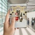 thumbnail image 4 of Happy New Year 2026 Jack Russell Terrier Santa Gnome Holiday Party Snow Travel Passport Wallet Parson Jack Dog Lover PU Leather Passport Holder Cover - 13019, 4 of 5
