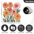 thumbnail image 5 of Yayeee Magnetic Dishwasher Cover for The Front Decoration Home Kitchen Machine Sticker Protector, Hand Drawn Floral, 5 of 6