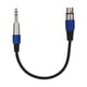 thumbnail image 2 of Cable de audio XLR, cable adaptador de línea XLR macho a XLR macho de 6,35 mm, diseño exquisito, 2 of 9