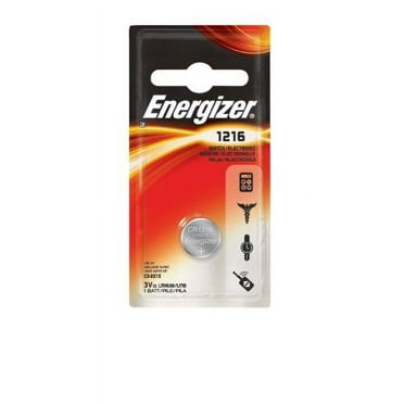 2 Pack Energizer CR1216 Watch Battery Lithium Coin Cell