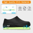 thumbnail image 3 of Chef Shoes for Men Women - Non Slip Waterproof Garden Clogs, Lightweight EVA Kitchen Work Shoes for Restaurants, Nursing, Outdoor & Indoor Use, 3 of 8