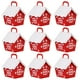 thumbnail image 3 of GAXIRE 20 cajas de dulces navideñas creativas con diseño de la pequeña casa roja., 3 of 4