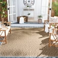 thumbnail image 2 of SAFAVIEH Beach House Johan Geometric Indoor/Outdoor Area Rug, Beige/Cream, 6'7" x 6'7" Square, 2 of 6