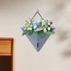 thumbnail image 5 of Macetero de pared para plantas de interior | Jarrón colgante geométrico con autorriego y colgador de metal | Contenedor de pared para suculentas, ideal para sala de estar, balcón, patio o baño, 5 of 6