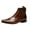 Brown, variant on Santimon Men Leather Boots Brogue Oxford Dress Boots Casual Chukka Boots Ankle Boots Brown US 12.5