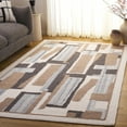 thumbnail image 2 of SAFAVIEH Ebony Amery Geometric Area Rug, Ivory/Brown, 8' x 10', 2 of 10