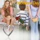 thumbnail image 1 of HomeKingdee 1 PC Heart Shaped Crystal Pendant Necklace - Alloy Mother's Day Gift Jewelry for Women Mom, 1 of 5