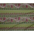 thumbnail image 4 of oneOone Polyester Lycra Fabric Leaves & Floral Block Printed Craft Fabric BTY 56 Inch Wide, 4 of 4
