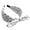 White, variant on Headbands for Women Hair Hoop Sweet Polka Dot Print Bowknot Wide Cloth Headband Headwrap Makeup Headband
