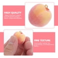 thumbnail image 3 of WRITWAA 10Pcs Pink Simulated Peach Pendant Charms Durable Jewelry Decor for DIY Necklace and Earrings, 3 of 8