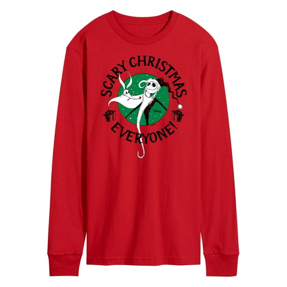The Nightmare Before Christmas - Scary Christmas Everyone - Men's Long Sleeve T-Shirt