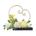 thumbnail image 4 of QccHieUs Wedding Flower Display Stand Backdrop Decor with Greenery Garland Plant Elegant Yellow, 4 of 9