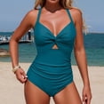 thumbnail image 7 of XIYON Womens One Piece Swimsuit For Large Bust With Push Up And Design High Waist Full Coverage Bathing Vintage Swimwear, 7 of 7
