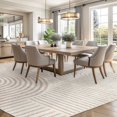 thumbnail image 4 of Boho Area Rug x Machine Washable Rugs for Living Room Non Slip Soft Carpet Geometric Jacquard Textu Carpet for Bedroom Dining Room Nursery Office Living Room Rug -, 4 of 7