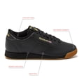thumbnail image 3 of Zapatillas Reebok Princess para mujer negro/chicle talla 10.5, 3 of 7
