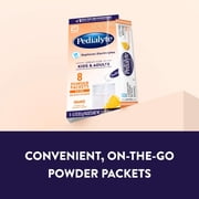 Pedialyte Electrolyte Powder, Orange, 8 Powder Packets