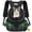Black, variant on PetAmi Dog Carrier Backpack, Hands Free Front Pet Carrier for Small Cats Puppies, Adjustable Ventilated Reflective Pet Travel Bag for Hiking Camping Biking Walking, Up to 10 lbs, Teal Blue
