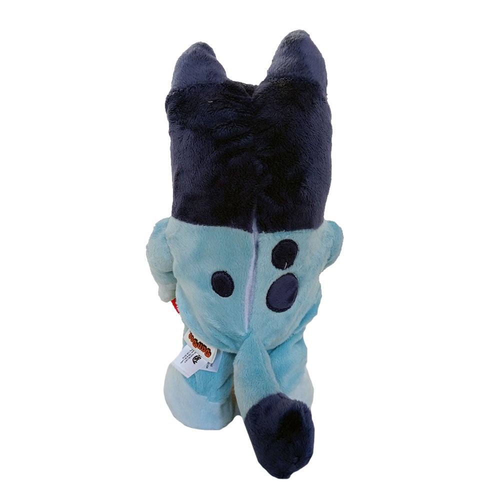 Bluey Animated Valentines Plush Stuffed Animal with Scented Floral Bouquet