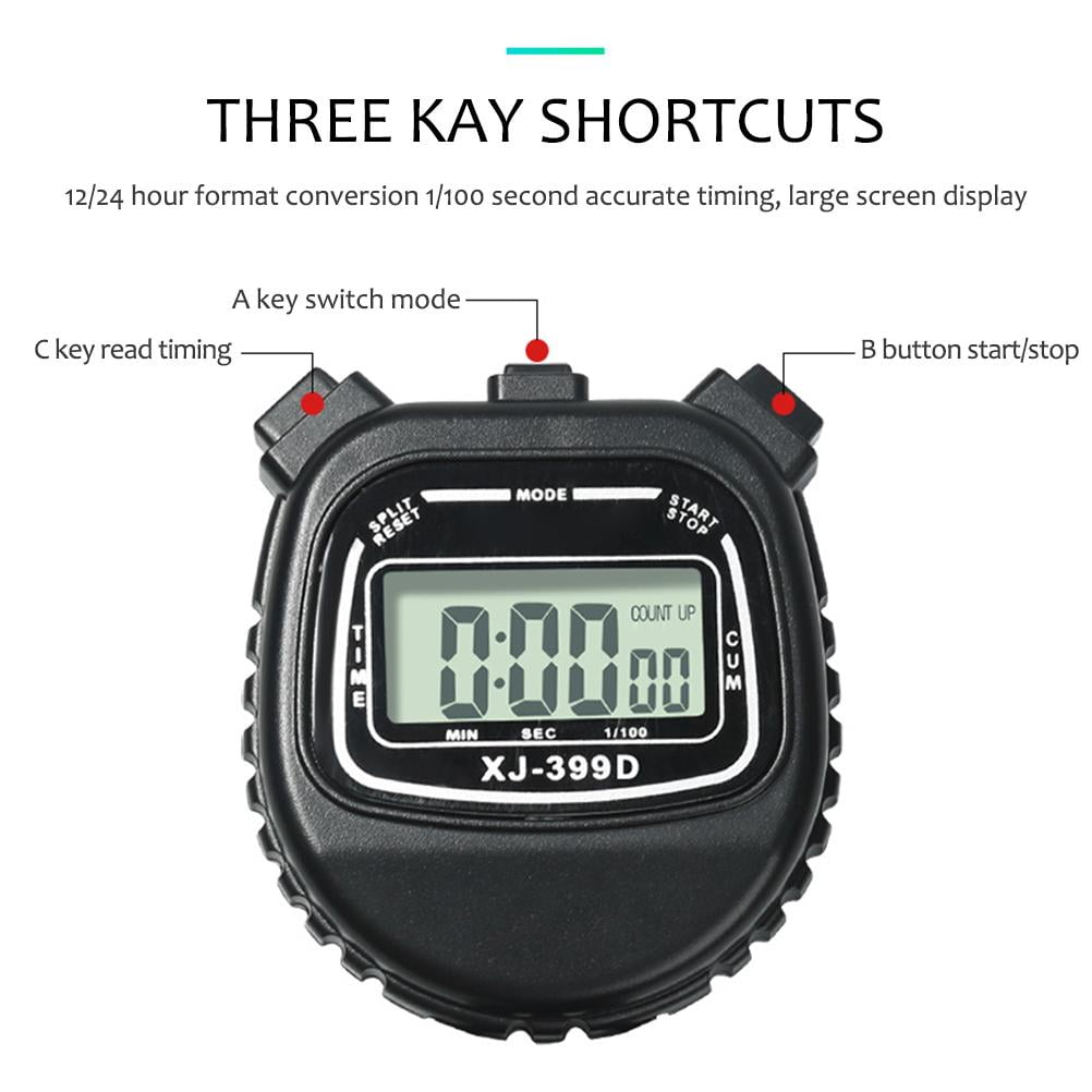 Buy Digital Stopwatch Timer Accurate Large Display Stopwatch Waterproof