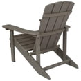 thumbnail image 4 of Home Square 2 Piece All-weather Faux Wood Adirondack Chair Set In Gray, 4 of 6