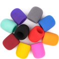 thumbnail image 1 of Paquete individual de cubierta de micrófono de escenario de mano colorido para dispositivo de actuación de escenario Ktv, paquete de 10, 1 of 5