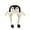 White, variant on lnmuld Solid Kids Cartoon Penguin Plush Earflap Hat Double Tie Chin Strings Fuzzy Full Head Warm Winter Hat for Boys Girls Black,2-8 Years