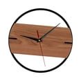 thumbnail image 2 of Reloj de pared redondo contemporáneo para uso doméstico. Diseño silencioso, ideal para cafeterías, hoteles y salas de estar., 2 of 9