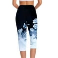 thumbnail image 3 of Simua Capri Pants for Women High Waist Stretch Womens Printed Capris Pants for Summer with Pockets, 3 of 8