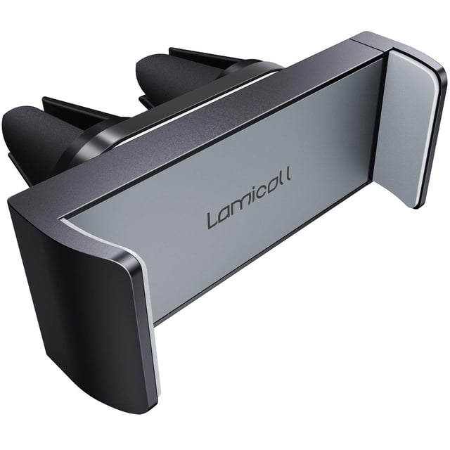 Soporte para teléfono móvil Lamicall, soporte para ventilación de aire, gris