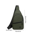 thumbnail image 3 of Bandolera Mochila de hombre para cabestrillo pecho hermética • Mochila de hombro cruzada ligera • Bolsa mensajera multifuncional deportiva para ocio al aire libre, 3 of 6
