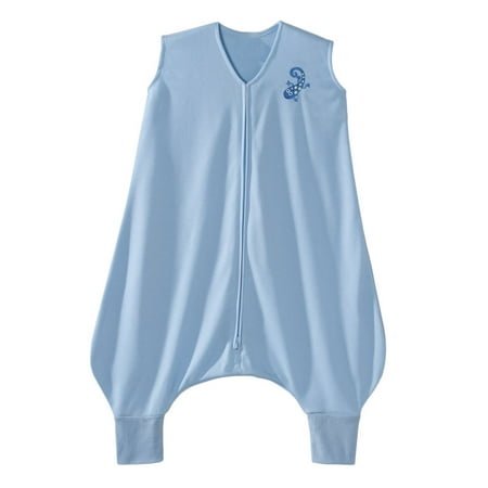 HALO Early Walker SleepSack Wearable Blanket, 100% Poly Knit, Blue Gecko,