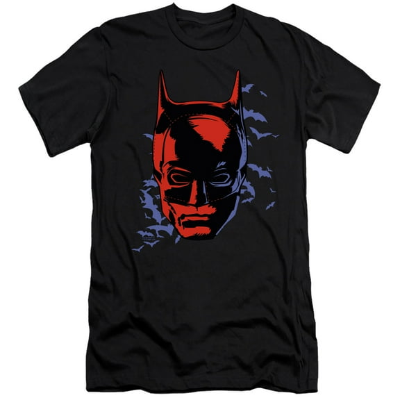 The Batman (2022) Shadowed Headshot Unisex Adult Canvas Brand T Shirt