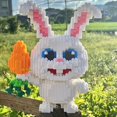 thumbnail image 3 of 5200pcs Animal Building Blocks, Rabbit With Carrot Set, Building Blocks Toys For Adults, DIY 3D Building Kits, 3 of 5