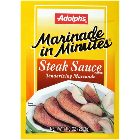 (2 Pack) Adolph's Marinade In Minutes Steak Meat Marinade, 1 (Best Sauce To Go With Steak)