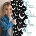 thumbnail image 3 of Blackout Kids Curtains,Black Halloween Bat Silhouettes Childrens Insulated Curtains Set Of 2,Bedroom Essentials,Toddler Room Decor 52"x63", 3 of 5