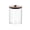 B, variant on Naittoop Dispenser For Cotton Ball Cotton Swab Cotton Round Pads Floss - 10OZ Clear Plastic Jar Set For Bathroom Canister Storage Organization