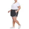 thumbnail image 2 of Calvin Klein Performance Womens Plus Mesh Fitness Shorts, 2 of 2